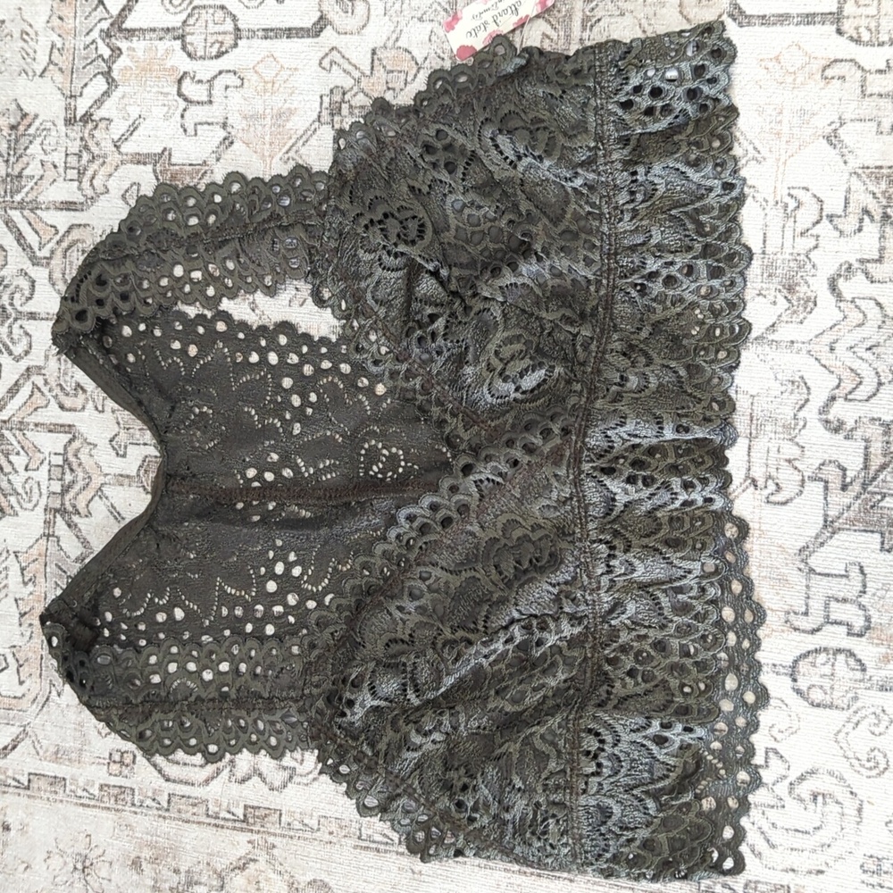 Altar'd State Dusty Olive Lace Bralette